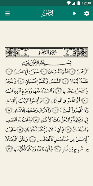 Surah Ar-Rahman with Translation & Audio Screenshot 1