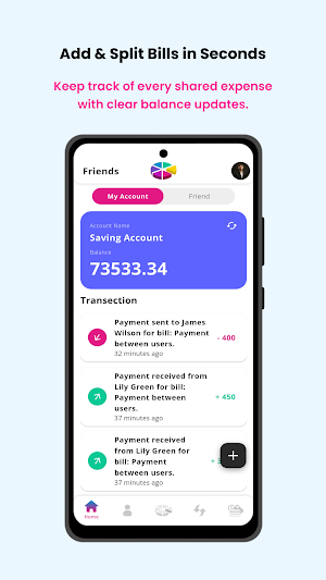 Split Expenses : SplitMate Screenshot 0