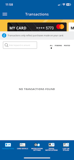 PEFCU CARD APP Screenshot 3