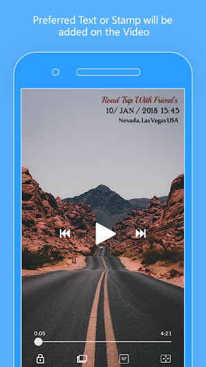 Video stamp: GPS, Timestamp, Logo video watermark Screenshot 1