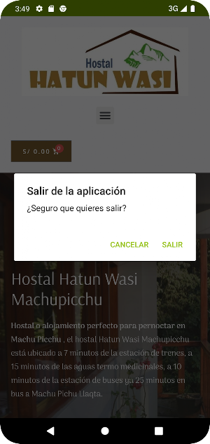 Booking Machupicchu Screenshot 2