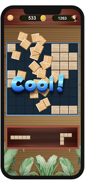 Classic Wooden Block Puzzle Screenshot 1