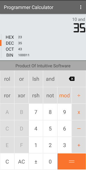 Programmers Base Converter and Screenshot 2