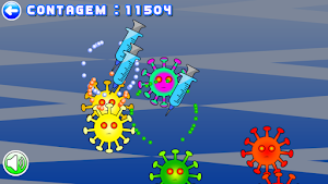 Detona Vírus - Jogo de clicar Screenshot 1