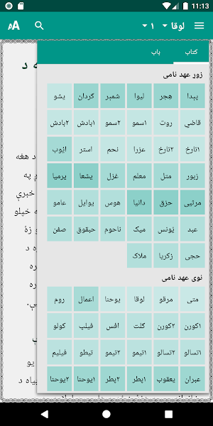 Pashto Bible - کتاب مقدس پښتو یوسفزی Screenshot 2