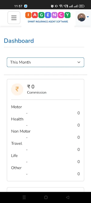 Insurance Agent Business App Screenshot 1