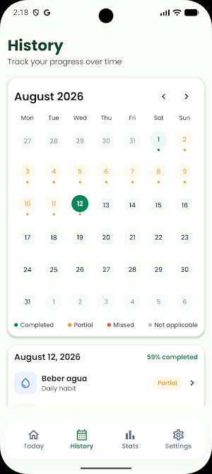 HabitPath Screenshot 2