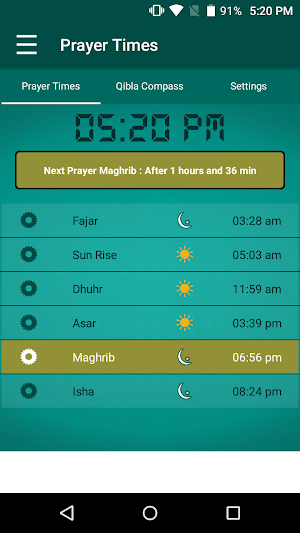 Prayer Times, Qiblah Compass, Hirji Calendar, Azan Screenshot 2
