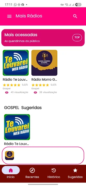 Mais Radios Screenshot 0