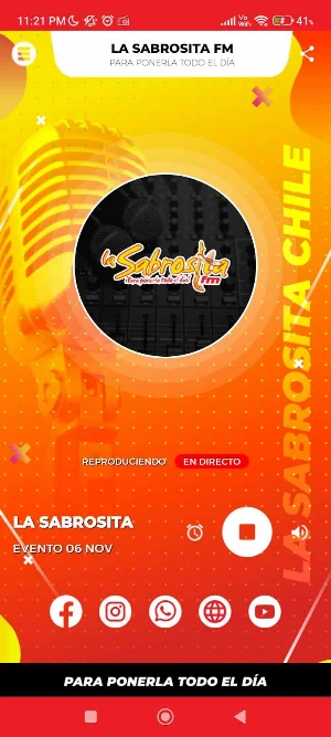 Radio La Sabrosita Chile Screenshot 1
