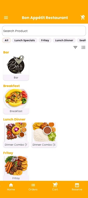 Bon Appétit Restaurant Screenshot 0
