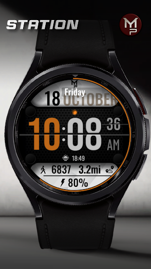 STATION - Digital watch face Screenshot 0