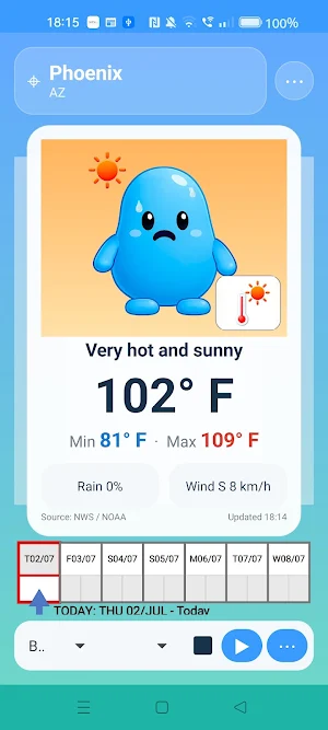 Simple Weather USA Screenshot 0