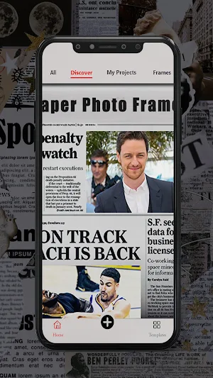 News Paper Photo Editor Frames Screenshot 1