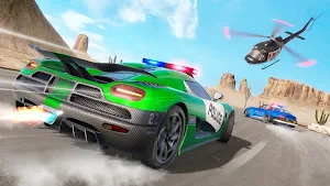 Police Car Traffic Racing Game: New Car Games 2021 Screenshot 1