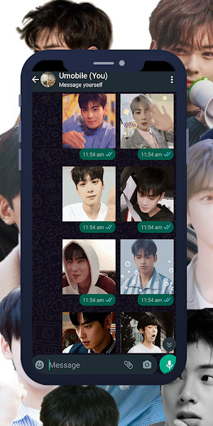 Cha Eun-woo Animated WASticker Screenshot 2