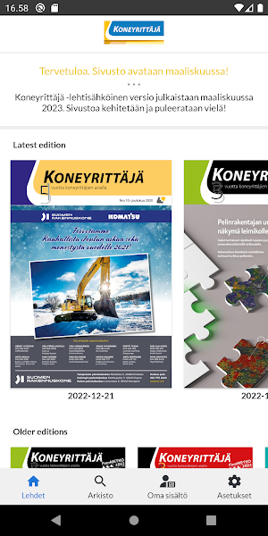 Koneyrittäjä-lehti Screenshot 0