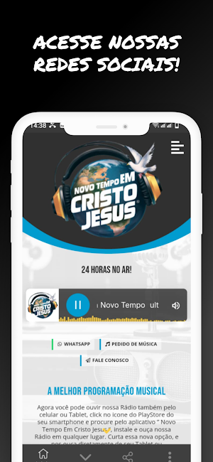 Novo Tempo Em Cristo Jesus Screenshot 2