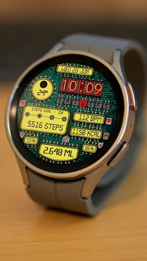 GAS NIXIE URX104 Watch face Screenshot 3