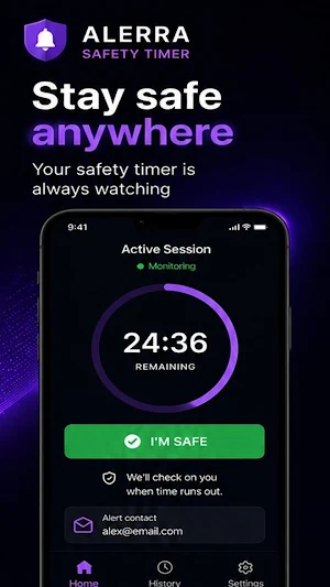 Alerra – Safety Timer Screenshot 1