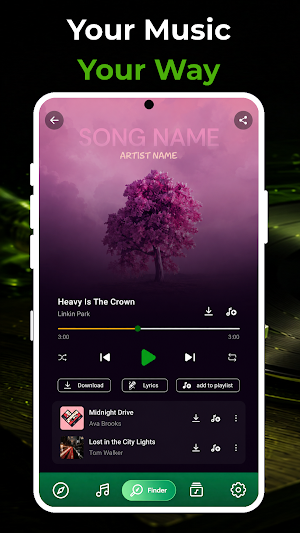 Music Player App HiOff Screenshot 0