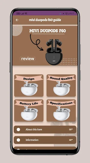 mivi duopods f60 guide Screenshot 1