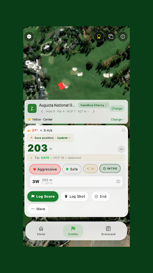 Caddie+Training Screenshot 1