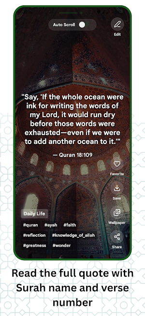 Quran Islamic Quotes Daily Screenshot 3