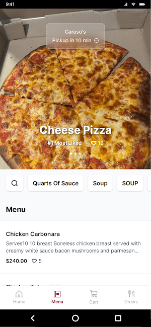 Caruso's Screenshot 1