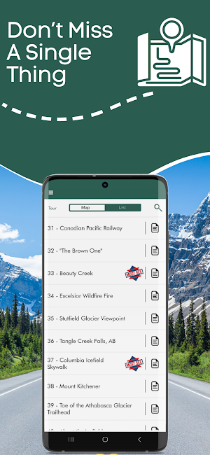 Icefields Parkway Audio Guide Screenshot 3