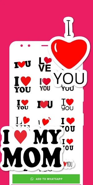 Love Stickers - WASticker Screenshot 2