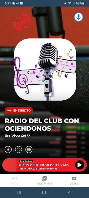 Radio Del Club Conociendonos Screenshot 1