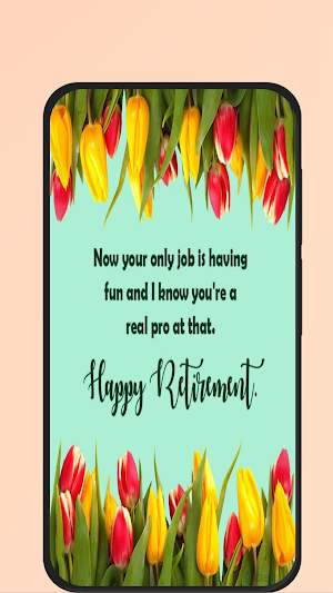 retirement wishes Screenshot 2
