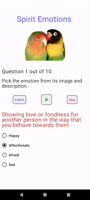 Spirit Emotions Screenshot 2