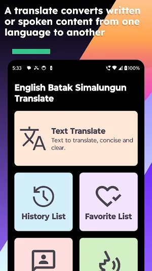 English Batak Simalungun Tran Screenshot 1