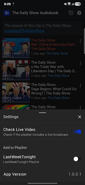 The Daily Show Audiobook Screenshot 3