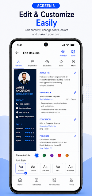 AI Resume Builder - CV Maker Screenshot 2