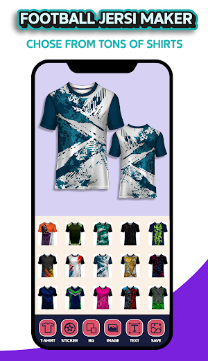 Football jersey maker-Designer Screenshot 1