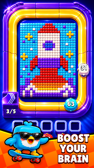 Pixel Boom : Bird Blast Screenshot 1