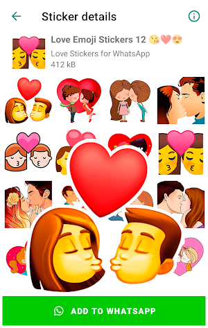Love Emoji for WhatsApp Screenshot 1