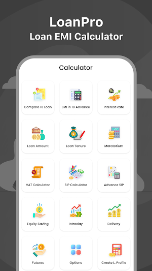 LoanPro - EMI Loan Calculator Screenshot 0