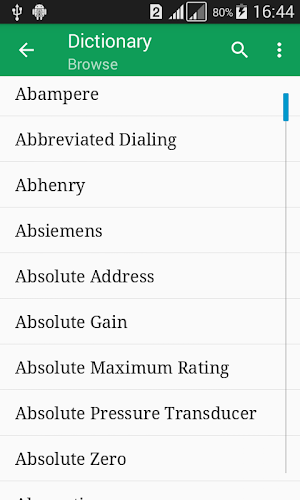 Electronics Dictionary Offline Screenshot 0