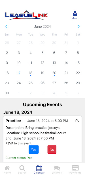 LeagueLink Screenshot 3