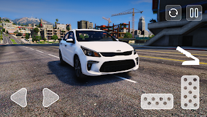 Driving Kia Rio: Real Parking Screenshot 1
