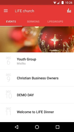 LIFE church app Screenshot 0
