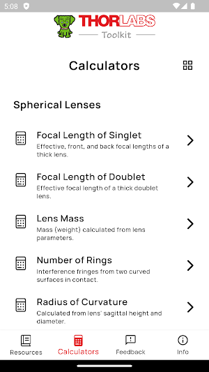 Thorlabs Toolkit Screenshot 1