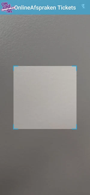 OnlineAfspraken.nl Ticketscan app Screenshot 0