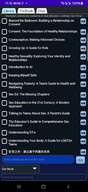 TocBook for Adults Screenshot 0