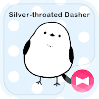 Birds Wallpaper Silver-throated Dasher Theme