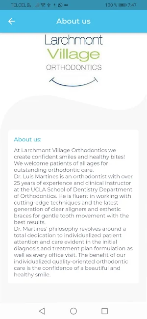 Larchmont Village Orthodontics Screenshot 2